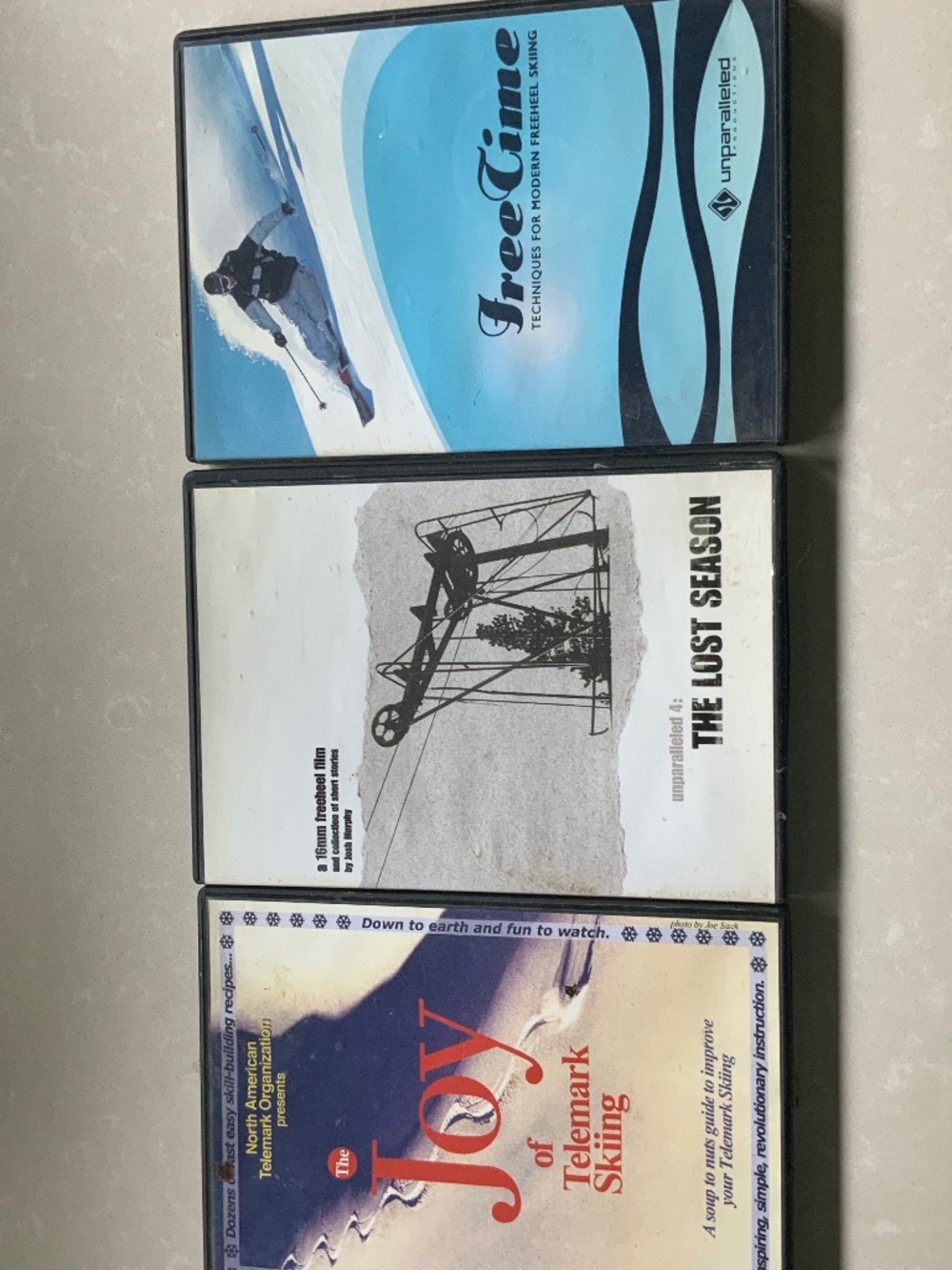 Telemark ski videos